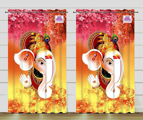 5Ft Window Curtains Pack of 2 Pc